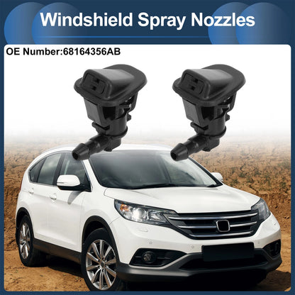 Windshield Washer Nozzle & Hose Connector for Jeep Wrangler (2011-2018)