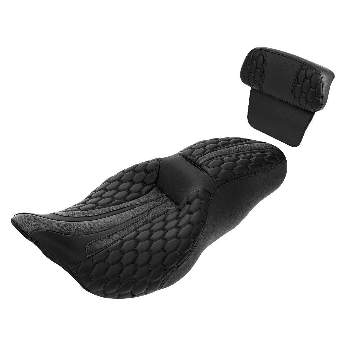 Black Seat Backrest for Harley Street Glide (2014 - 2023)