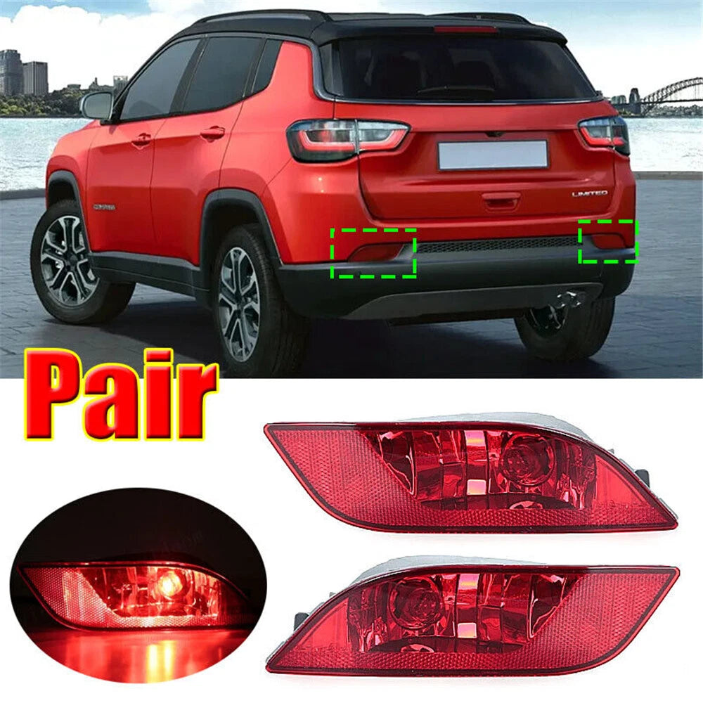 Rear Bumper Reflector Light for Jeep Compass (2017-2022)