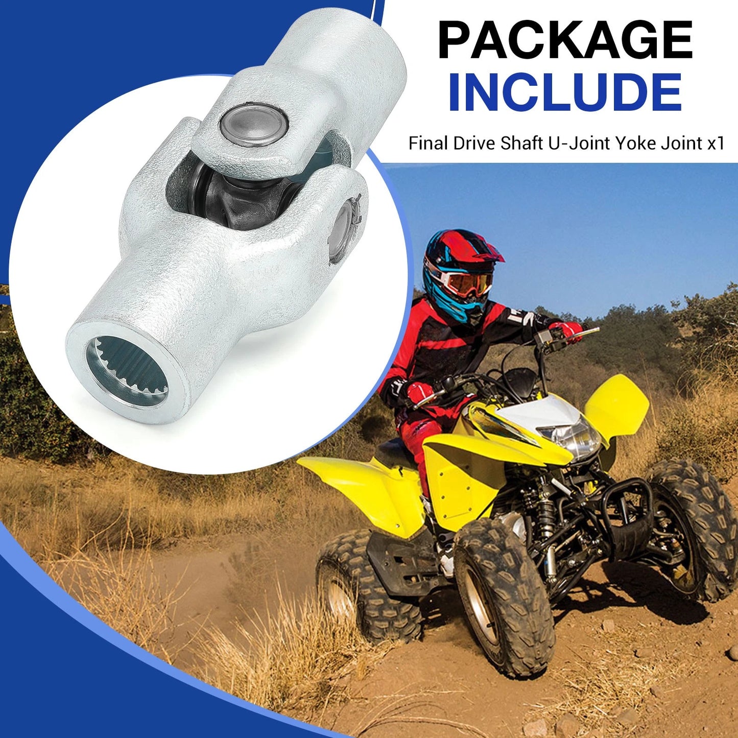 Final Drive Shaft U-Joint Yoke for Honda Foreman 500 TRX500FPE/FPM 2007-11