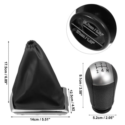 5 Speed Manual Gear Shift Knob with Dust Cover for Ford Focus (2000-2018)