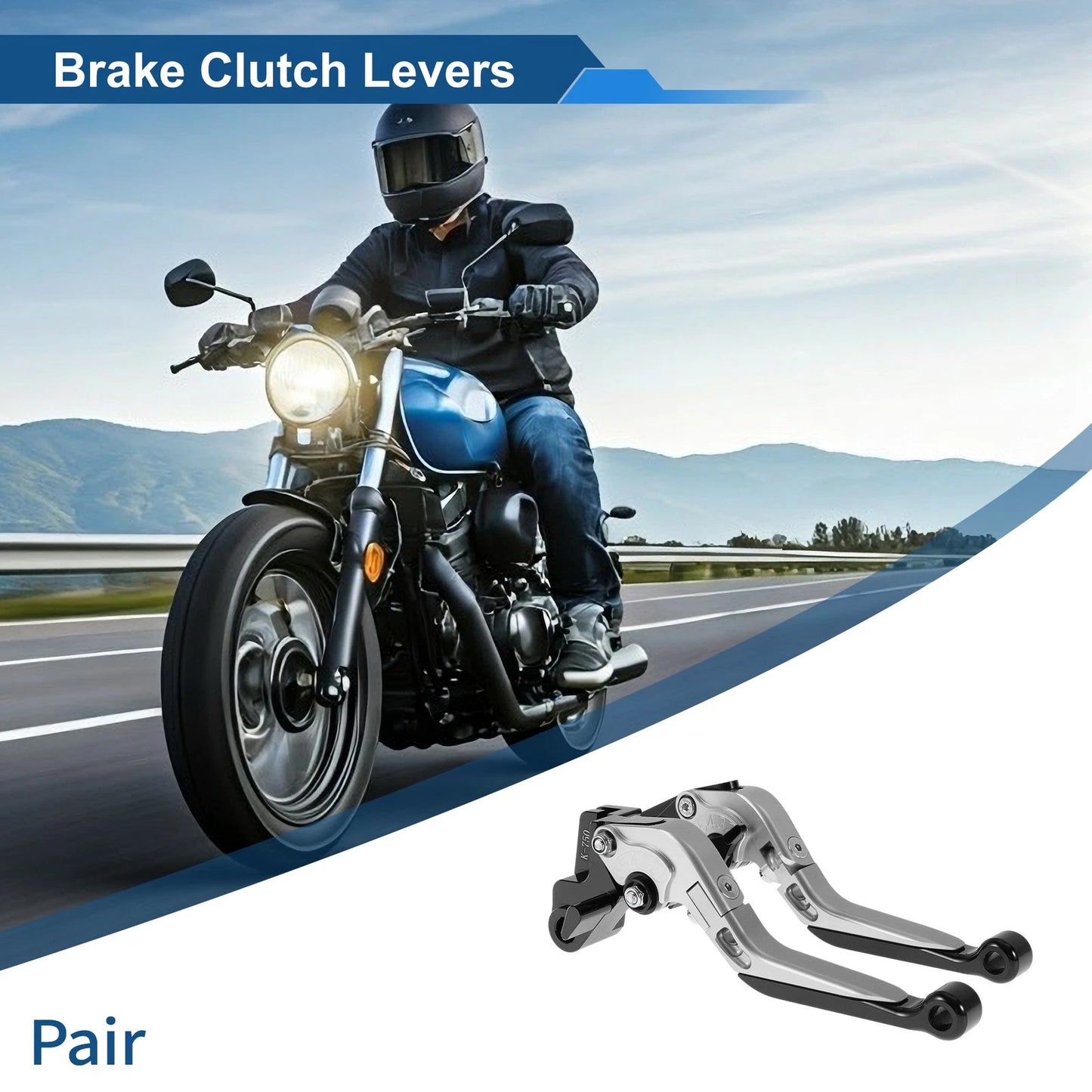 Adjustable Short Long Brake Clutch Lever for Kawasaki ER-5 (1997–2006)