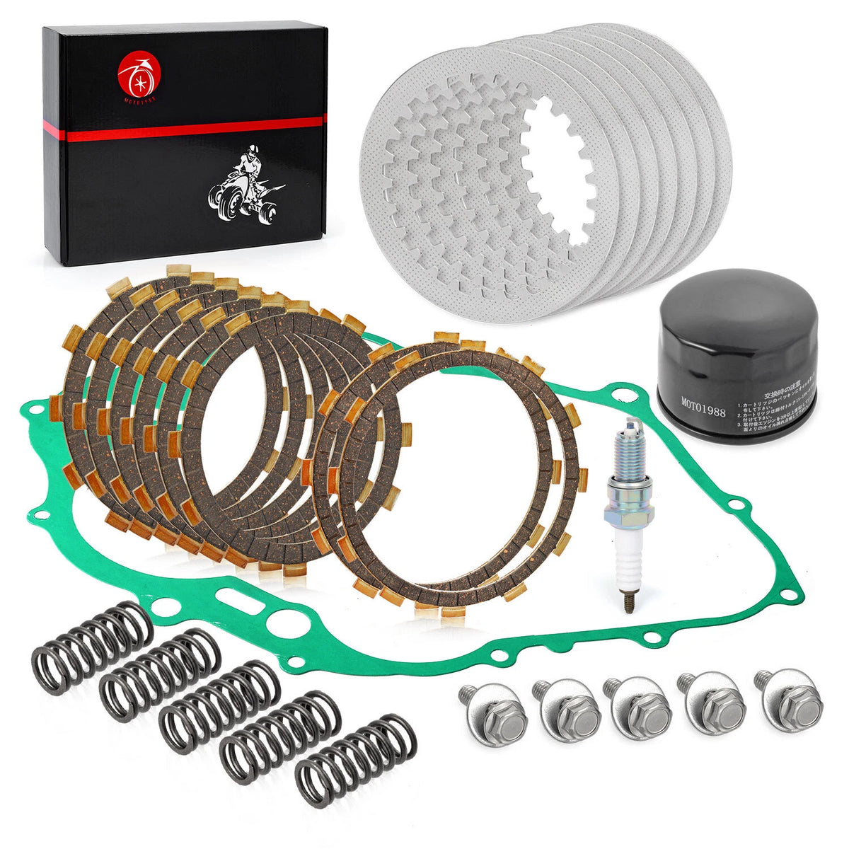 Clutch Kit & Spring Plate Gasket Plates for Yamaha Raptor 660R (2001–2005)
