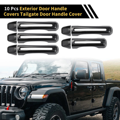 Door Tailgate Handle Cover for Jeep Gladiator JT (2020-2023)