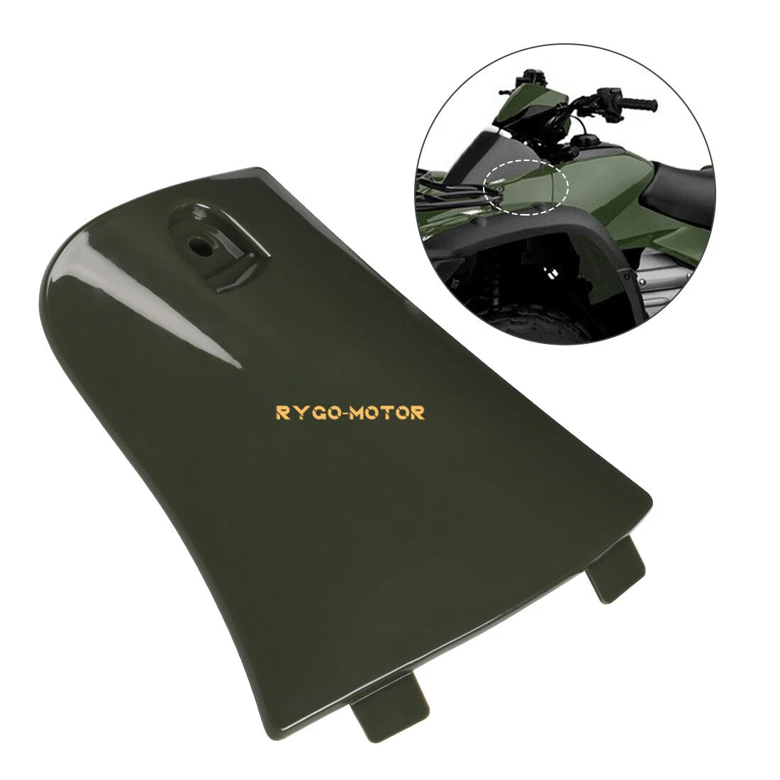 Storage Box Lid Green for Honda Rincon Rincon 680 Rincon 650