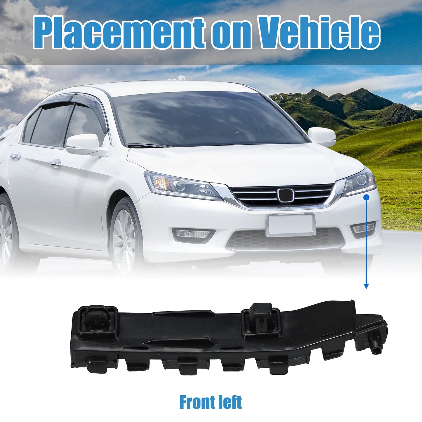 Left Side Front Bumper Bracket for Honda Accord (2008-2012)