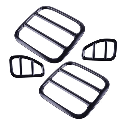 Black Iron Tail Light Cover Trim for Jeep Renegade (2015-2017)