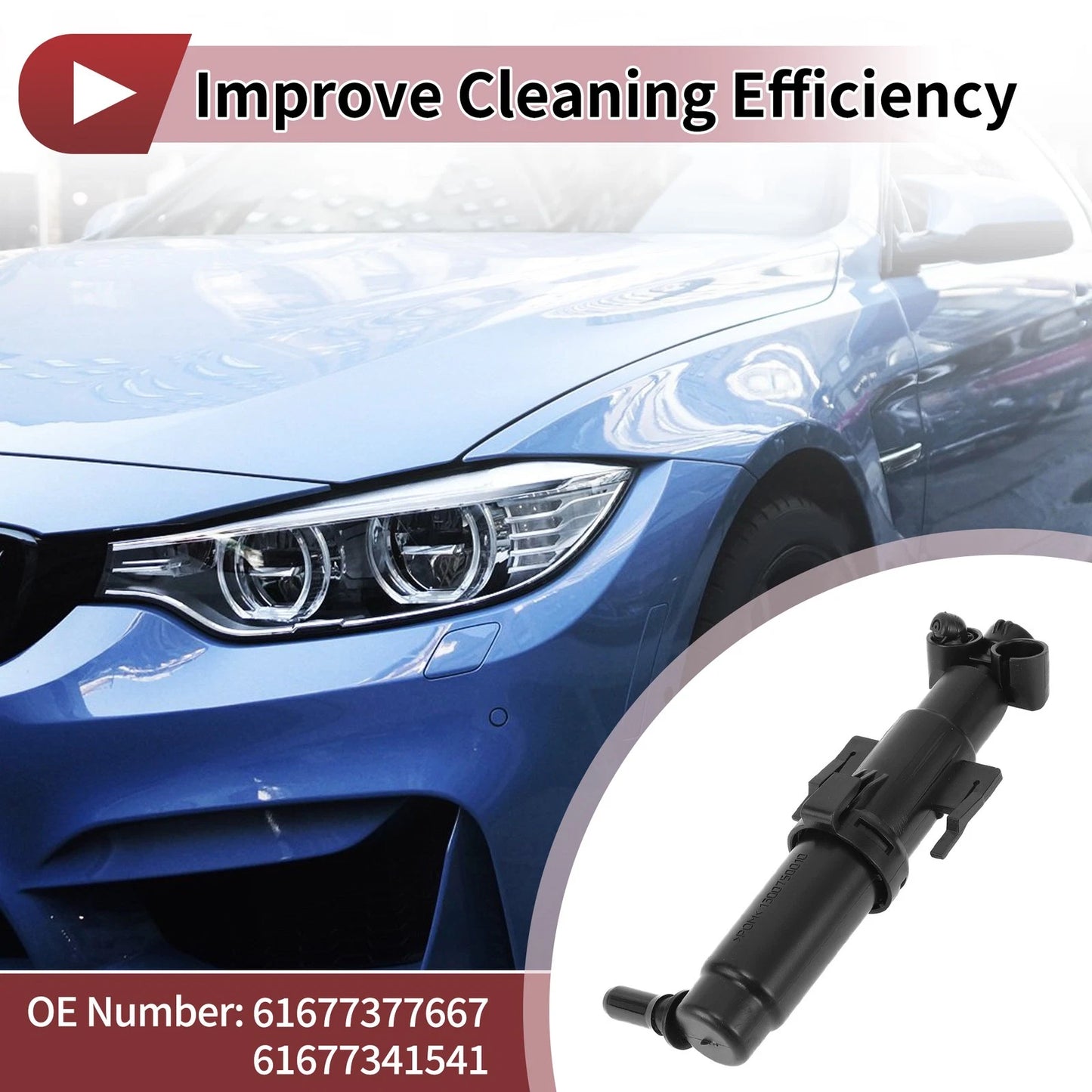 Driver Side Headlight Washer Nozzle for BMW 528i (2011-2016)