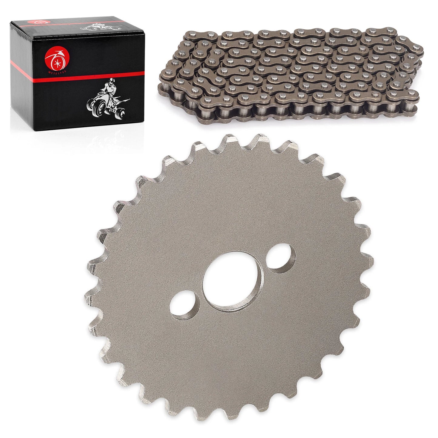 Camshaft Sprocket 28T & Timing CHAIN For Honda XR80 XR80R XL80S (1979–1999)
