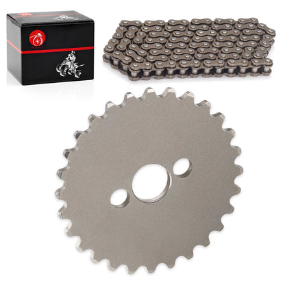 Camshaft Sprocket 28T & Timing CHAIN For Honda XR80 XR80R XL80S (1979–1999)