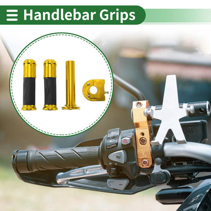 Hand Grips Cover Kit Zigzag Stripes / 7/8" 22mm for Motorcycle