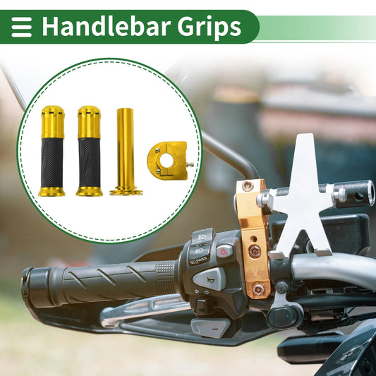 Hand Grips Cover Kit Zigzag Stripes / 7/8" 22mm for Motorcycle