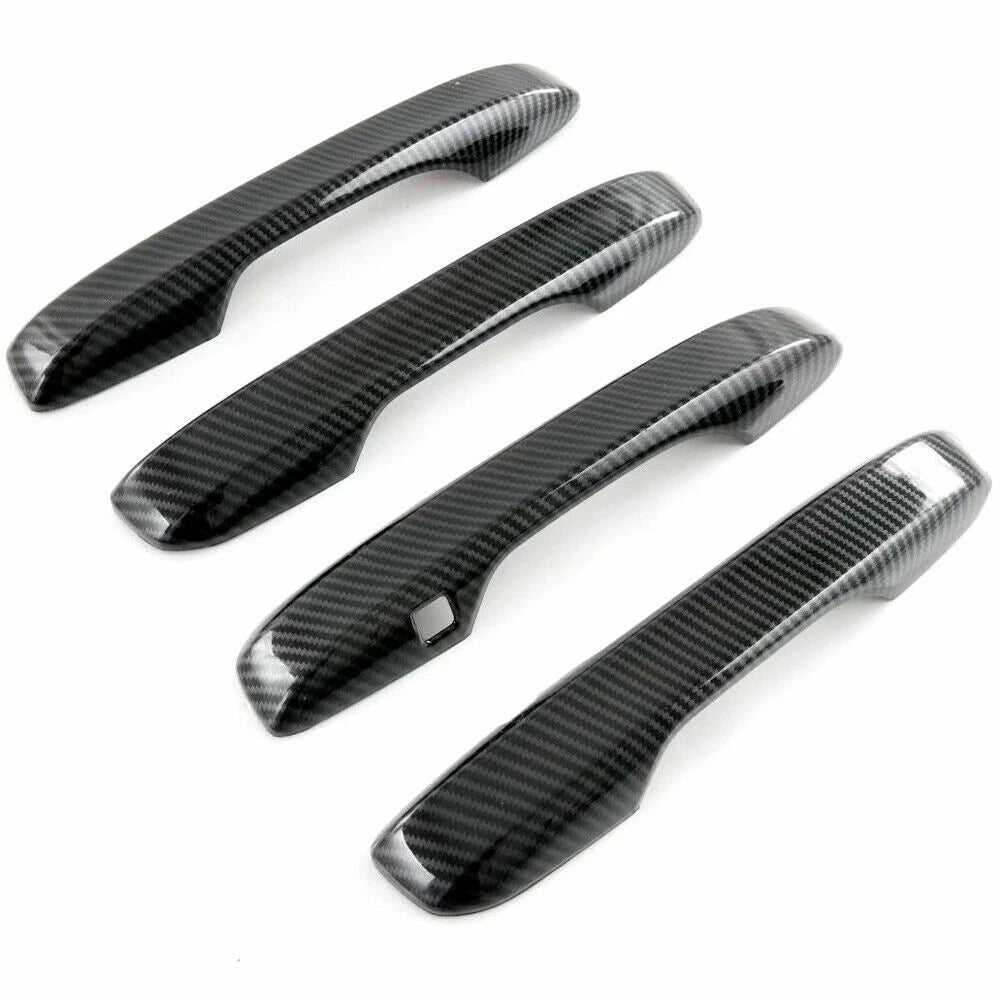 Door Handle Bowl Cover Trim for 2022-2023 Honda Civic Carbon Fiber 2 x