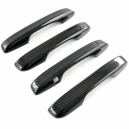 Door Handle Bowl Cover Trim for 2022-2023 Honda Civic Carbon Fiber 2 x