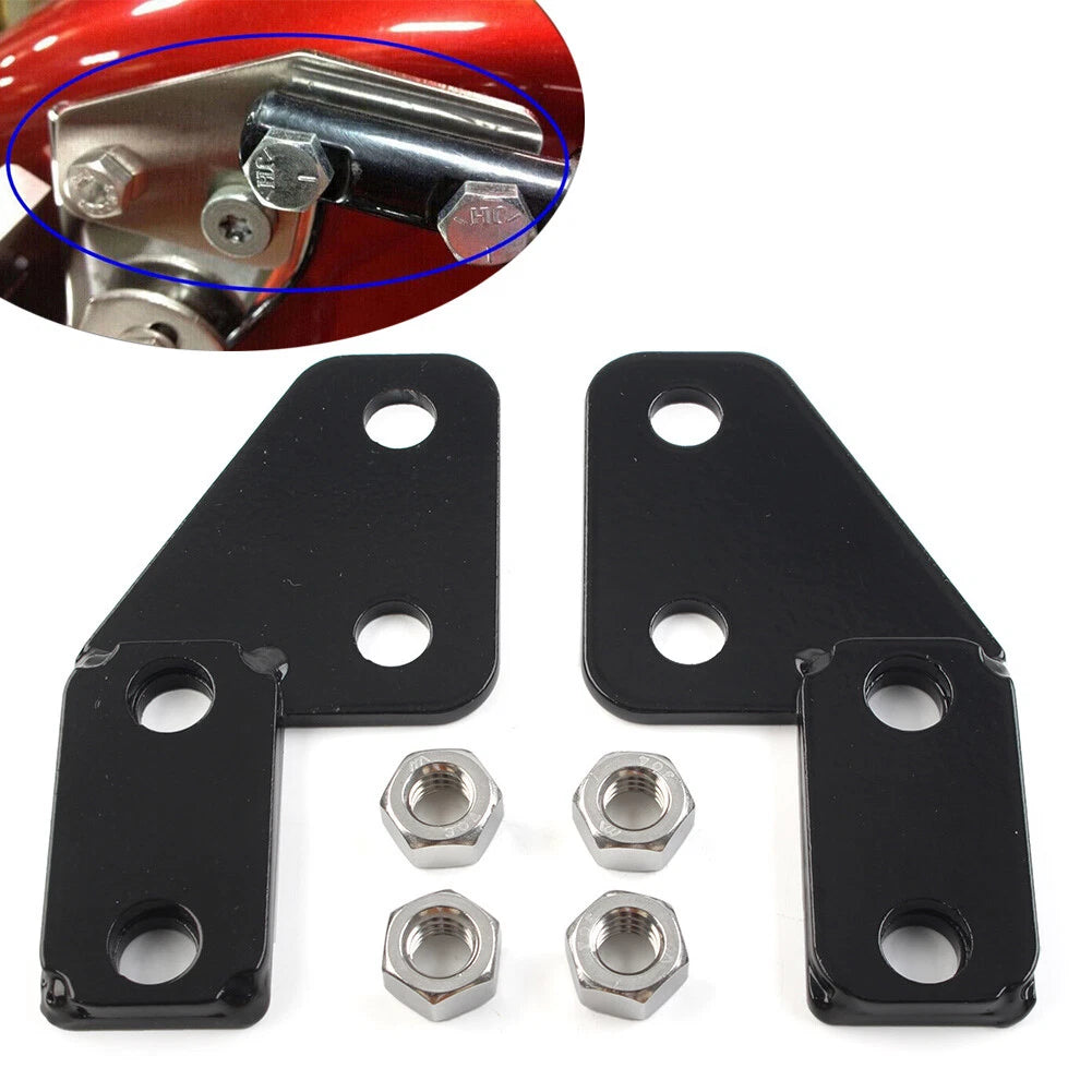 License Plate Bracket Bar Eliminator for Harley FLT FLHT 1997-2008 (2 x Black)