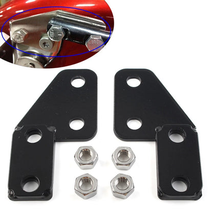 License Plate Bracket Bar Eliminator for Harley FLT FLHT 1997-2008 (2 x Black)