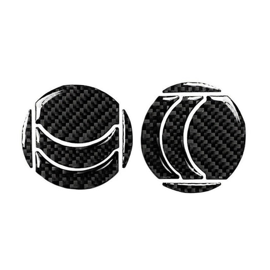 10Pcs Carbon Fiber Dashboard Vent Trim Covers for Nissan 350Z (2006-2009)