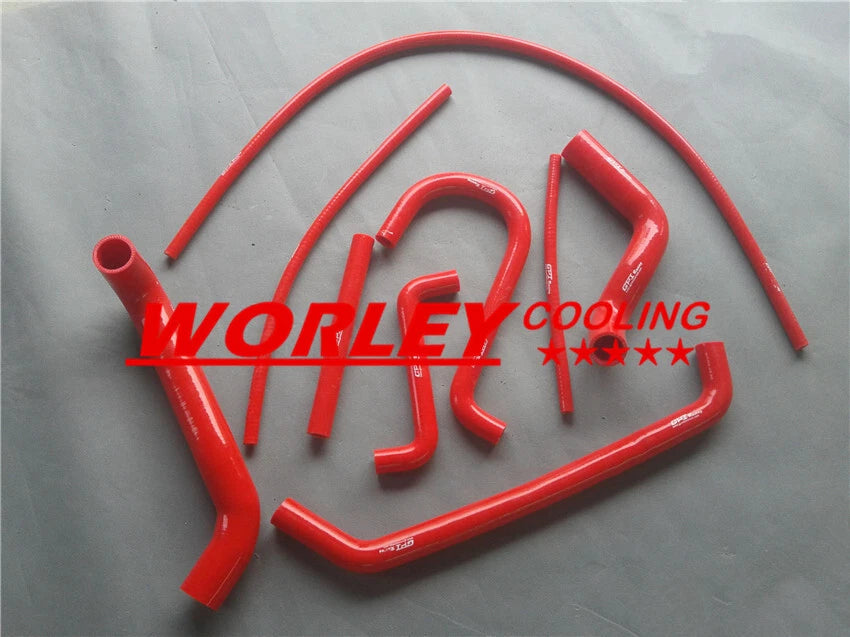 Silicone Radiator Coolant Hose Red for Ford Falcon AU1 AU2 4.0L 6 Cyl (98-02)