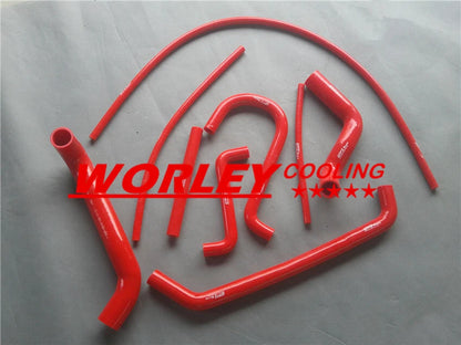 Silicone Radiator Coolant Hose Red for Ford Falcon AU1 AU2 4.0L 6 Cyl (98-02)