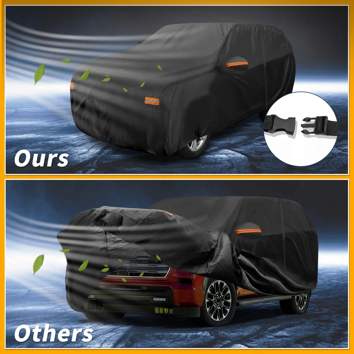 Waterproof All Weather Car Cover for Toyota Sequoia