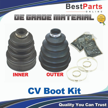 2 x CV Boot Repair Kit for Chrysler Town & Country (2005–2007)