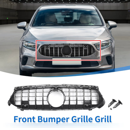 Front Upper Bumper Grille for Mercedes-Benz A-Class (2023-2024)