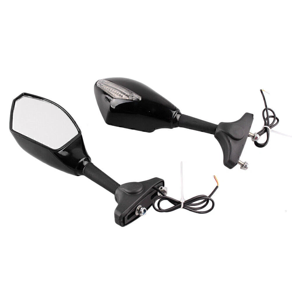 LED Rear Wing Mirrors for Universal Street Bikes