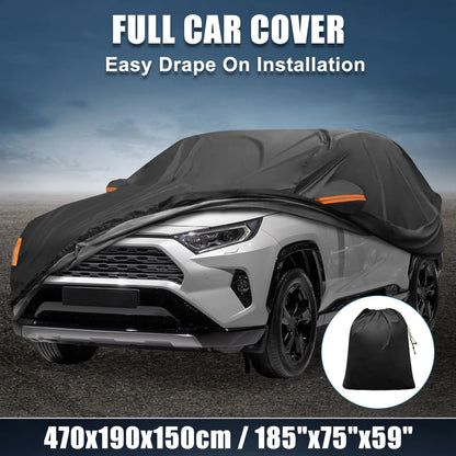 Waterproof 210D-PU Oxford Car Cover for Toyota RAV4 (2012-2022)