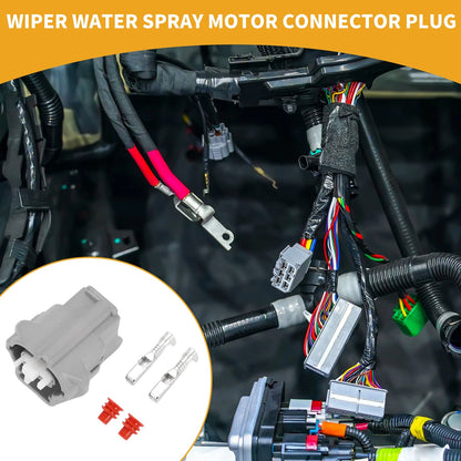 Wiper Water Spray Motor Connector Plug  for Nissan