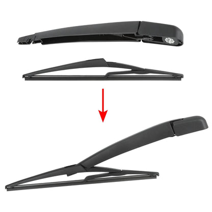 12" Rear Windshield Wiper Blade Arm Set for Nissan Juke (2010-2020)