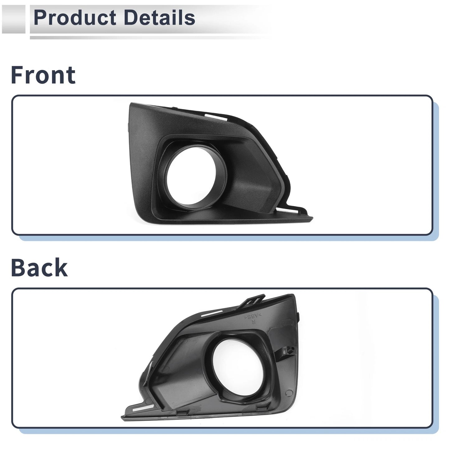 1 Pc Front Right Fog Light Grill for Chevrolet Traverse (2018 - 2019)