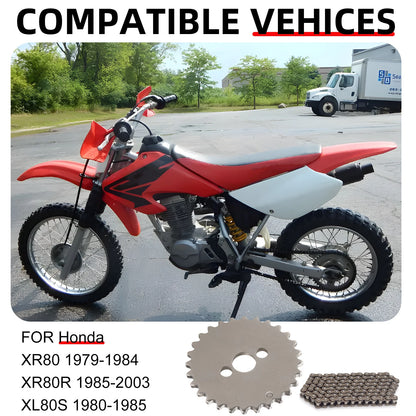 Cam Chain & Sprocket for Honda XR80/XR80R/XL80S (1979-1999)