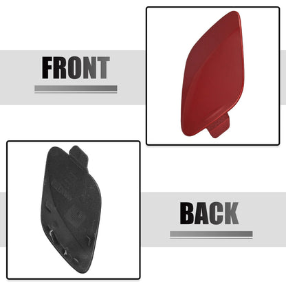 Red Front Bumper Tow Hook Eye Cap Cover for Volvo S60 (2011-2013)