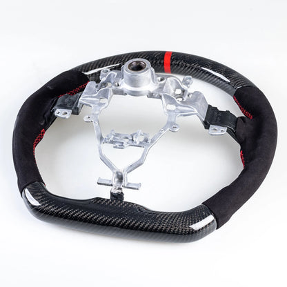 Carbon Flat Bottom Suede Steering Wheel for Suzuki Jimny (2018-2021)