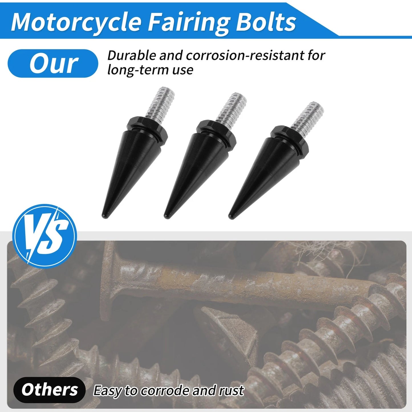 Windshield Bolts Aluminum for Harley Davidson Street Glide (2006–2013)