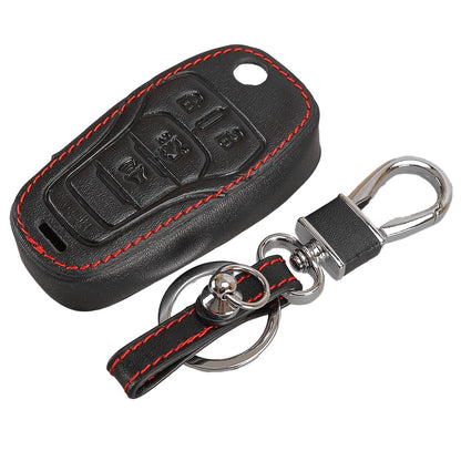 4 Button Key Protective Case Cover for Ford Edge Fusion Explorer F-150 (2015-2023)