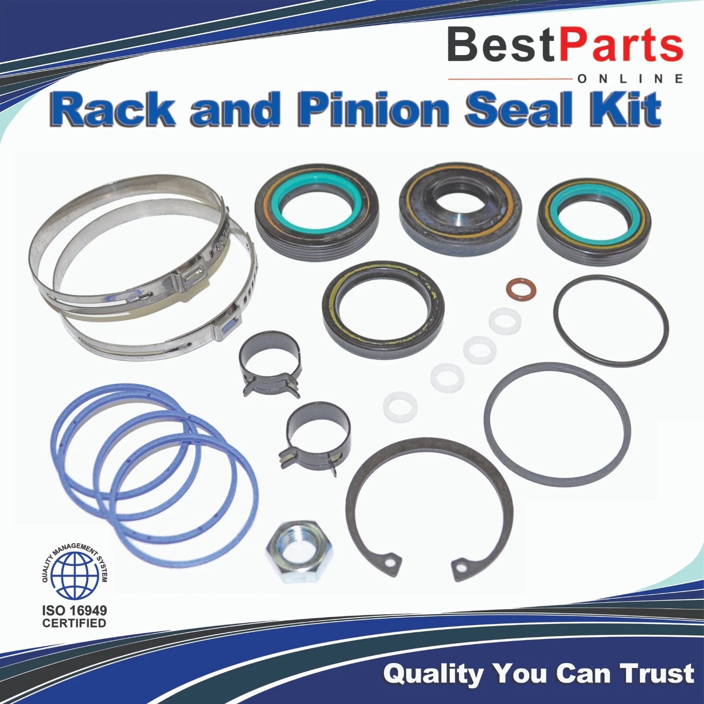 Steering Rack & Pinion Repair Seal Kit for Ford Focus (2000–2011)