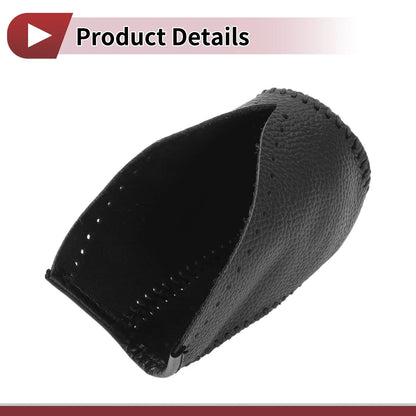 Car Gear Shift Knob Cover for Toyota Corolla Black Faux Leather (2003-2023)