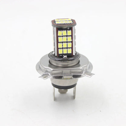 Pair DC 6V 56SMD H4 LED Lamp Motorcycle Headlight Bulb 10W 850LM  White High/Low