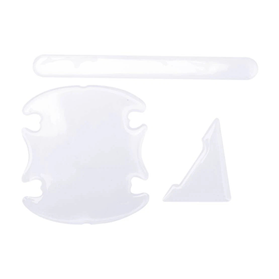 Clear Exterior Door Corner & Handle Bowl Protector Trim Set for Car Model