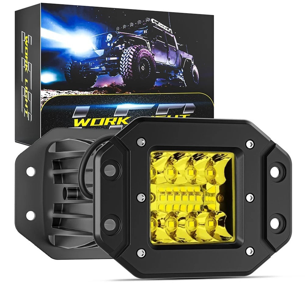 Work Light Flush Mount for Car LED Light Off Road