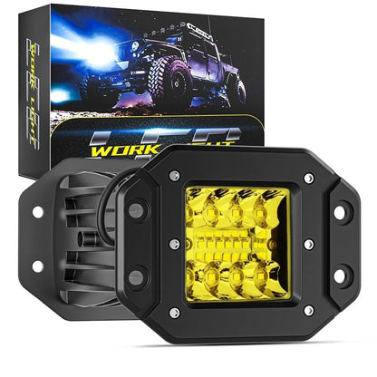 Work Light Flush Mount for Car LED Light Off Road