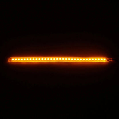 2x Dynamic LED Car Side Mirror Turn Signal Light Strip 18cm for All Cars