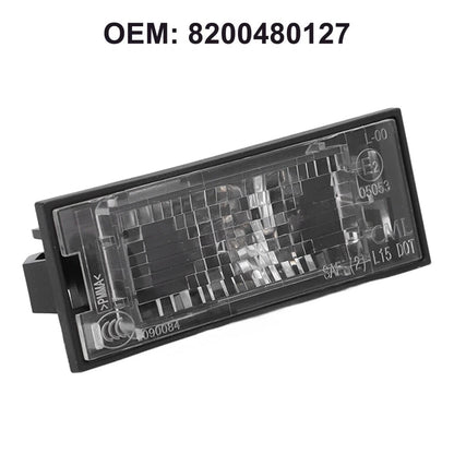 Rear Number Plate Light for Renault Master, Megane, Trafic, Clio, Laguna (2001-2023)