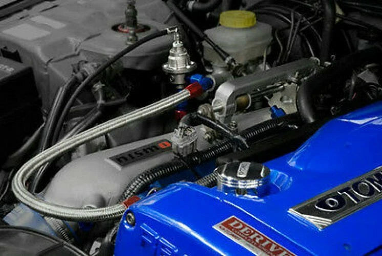 Adjustable Fuel Pressure Regulator with Gauge for Turbo EFI Engine
