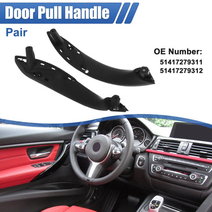 Pair Interior Door Handle Pulls for BMW 320i (2013-2018)