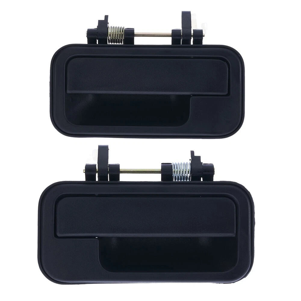 2 x Rear Outer Door Handles Black for Holden Rodeo TF (1988-2003)