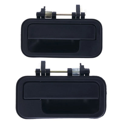 2 x Rear Outer Door Handles Black for Holden Rodeo TF (1988-2003)