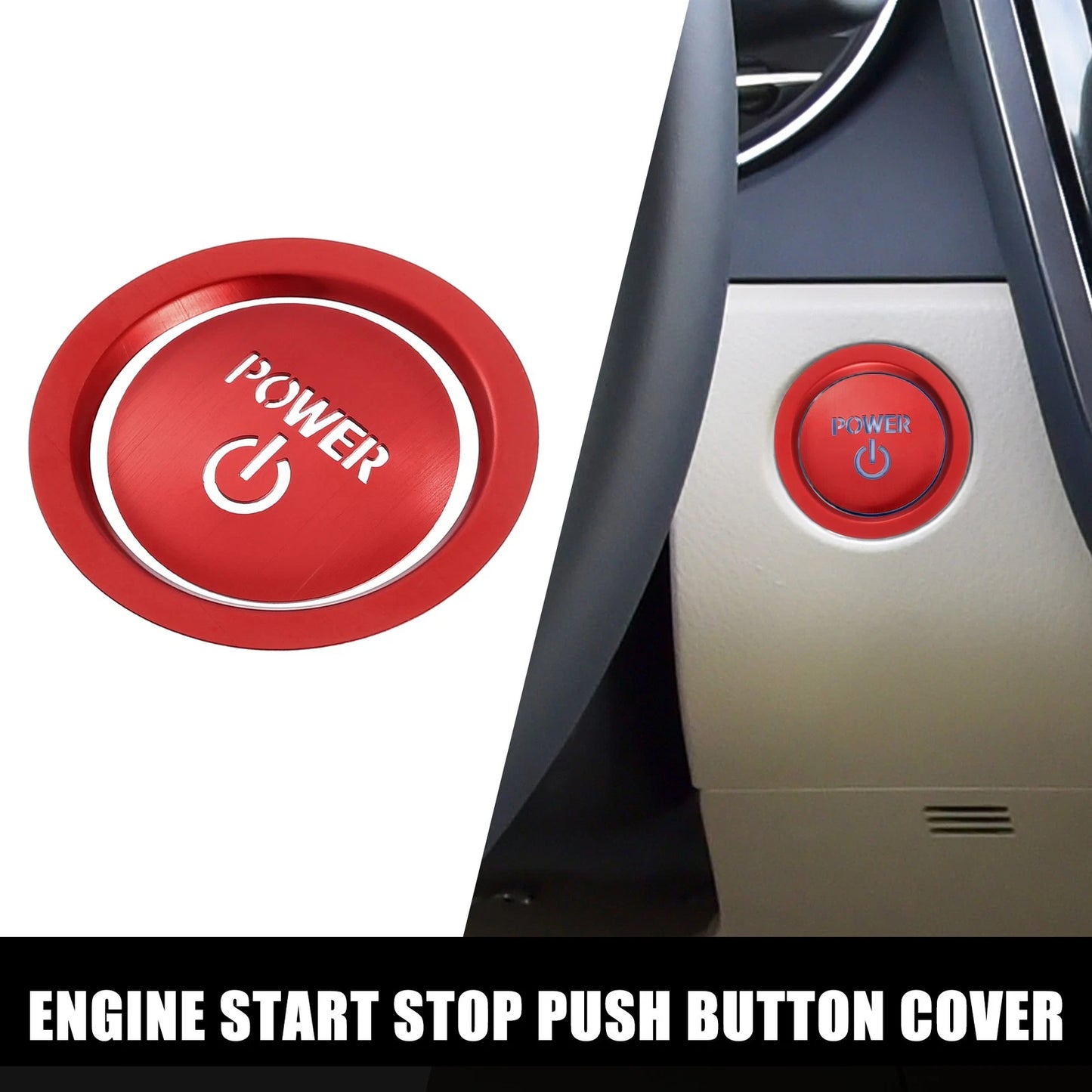 Start Stop Button Cover for Toyota Prius 5th Gen (2010-2015)