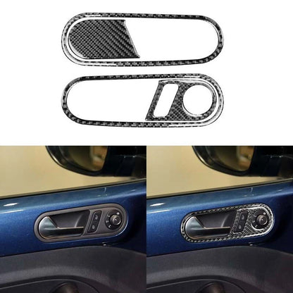 Carbon Fiber Interior Door Handle Cover Panel Trim Fit For VW Beetle 2012-2019